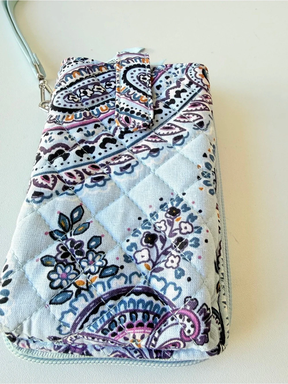 Vera Bradley Paisly Light Blue Organizer